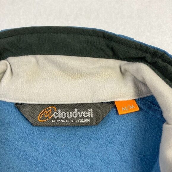 Cloudveil Jacket Women's Medium Blue Maize Cyclone Serendipity Soft Shell - Picture 6 of 16